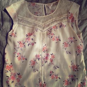 Candies sleeveless shabby chic ladies blouse L.
